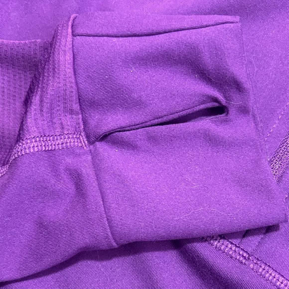 Adidas Climalite Purple Quarterzip - Picture 4 of 6
